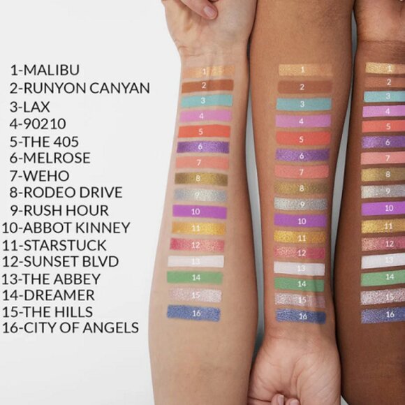BH Cosmetics Los Angeles 16 Color Eyeshadow Palette - Picture 3 of 4